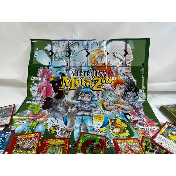 Huge Metazoo Collectible Card Lot Wilderness 1st /2nd Ed Map Stickers 300+ Cards - Picture 2 of 16